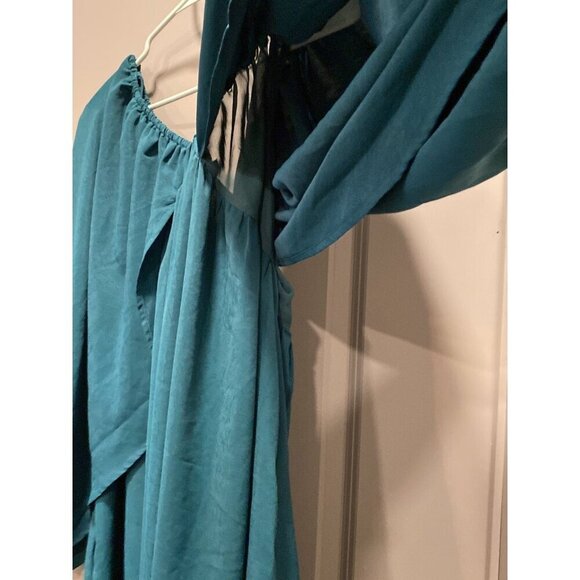 Oddi Hunter Green Flowy Dress 1X NWT - Picture 8 of 8